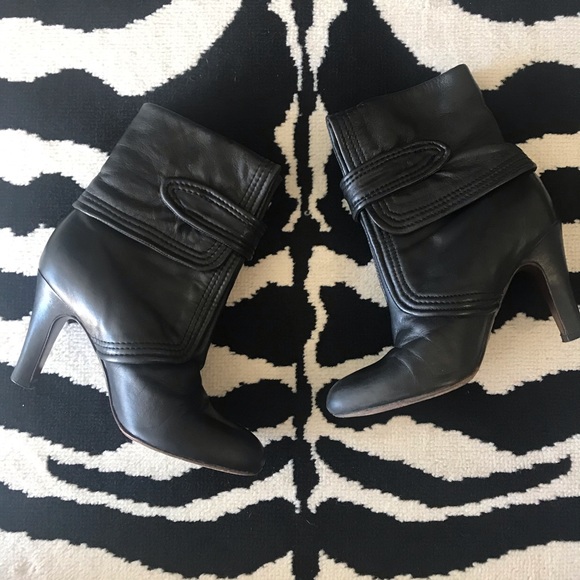 FRYE Ava Button Fold Over Napa Leather Boot - Picture 7 of 16